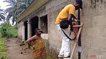 African Gift fucked her worker outdoor